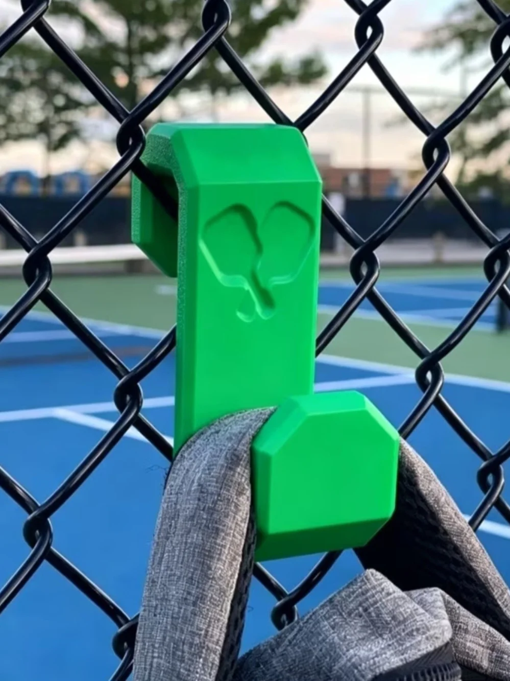 Pickleball & Tennis Bag Hook Hanger - Green